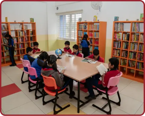 Our library is a quiet space