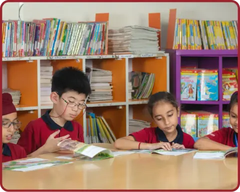 Our library is a quiet space