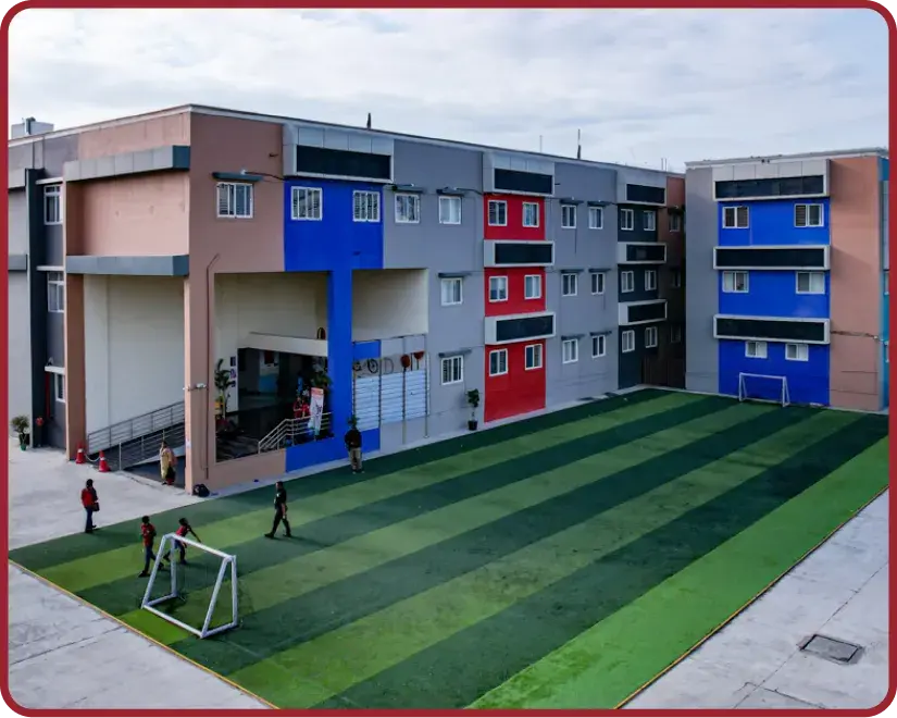 Bolarum has a lush, green campus.