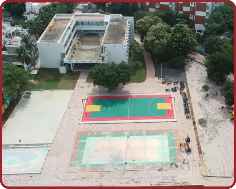 Pallikaranai has a green campus.