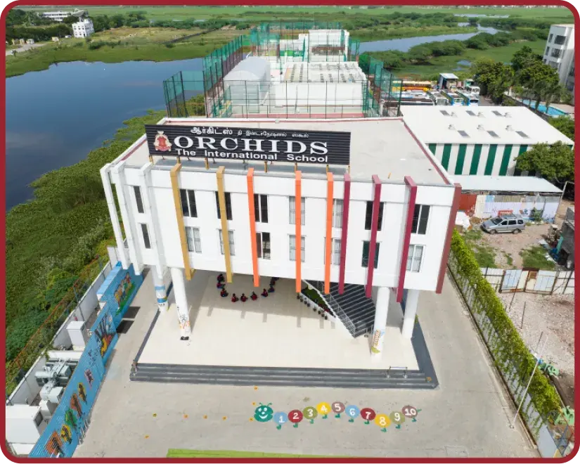 Thoraipakkam's lush campus.