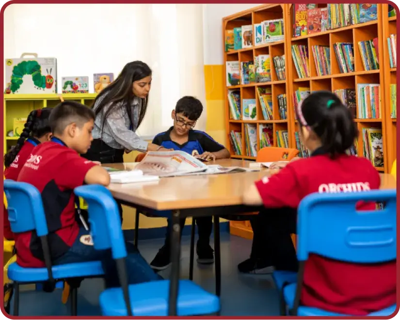 Our library is a quiet space