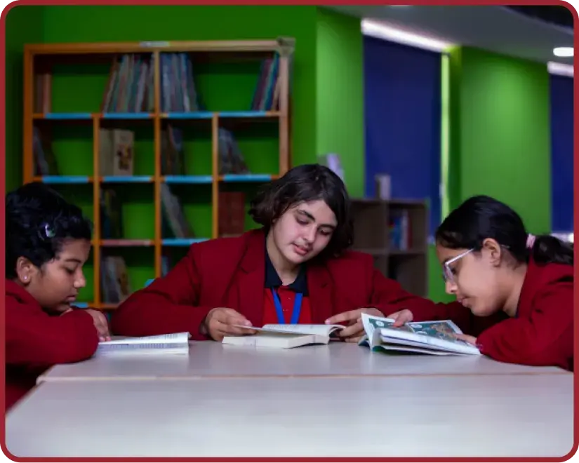 Our library is a quiet space