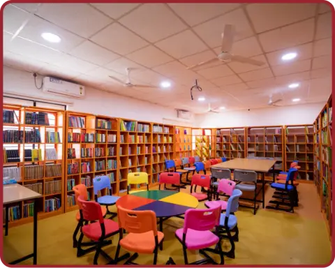 Our library is a quiet space