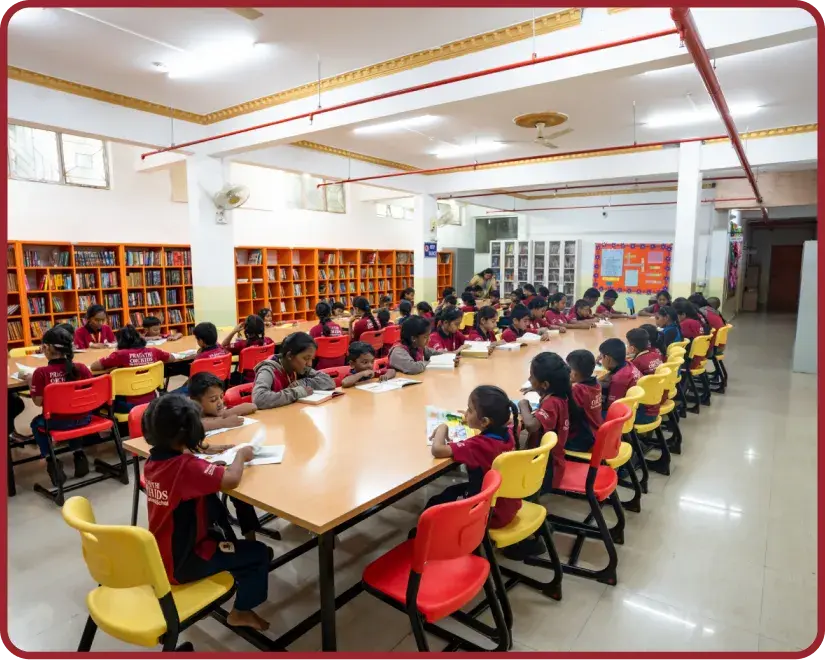 Our library is a quiet space