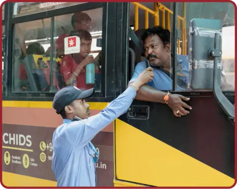 Sarjapur Road has safe campus transport