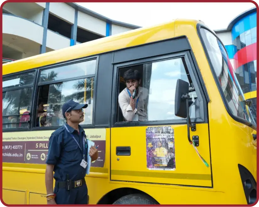 A secure campus and transport for Hoshangabad Road