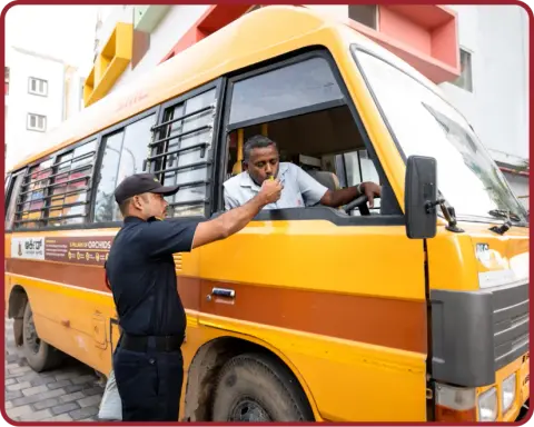 Safety and transport at Manjri