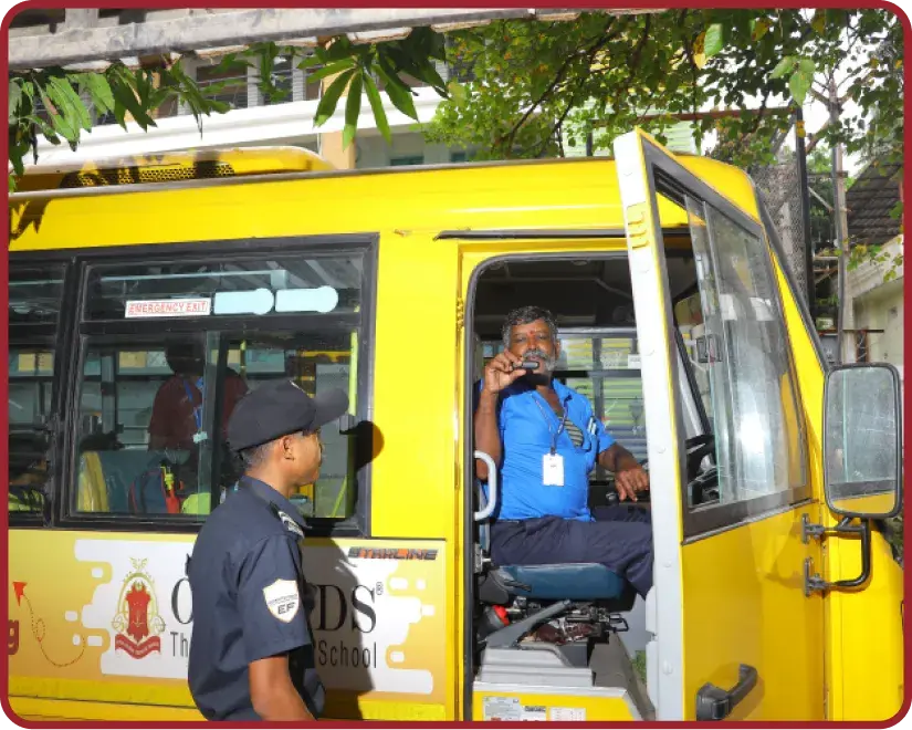 Velachery's safe campus and transport