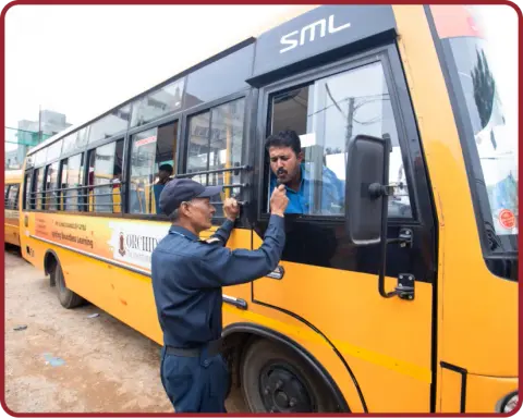 Safety and transport at Sahakar Nagar
