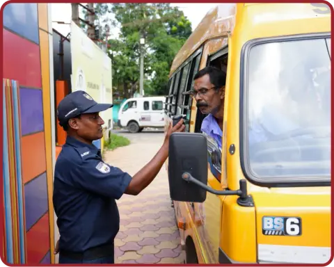 The safe campus and transport at Joka

