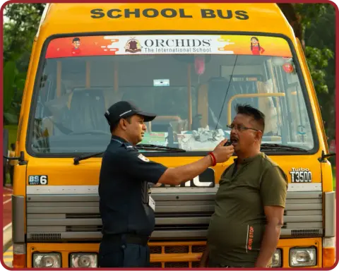 A secure campus with transport for Madhyamgram