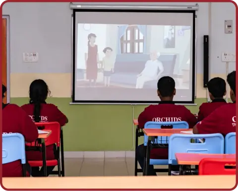 Learn in a smart classroom