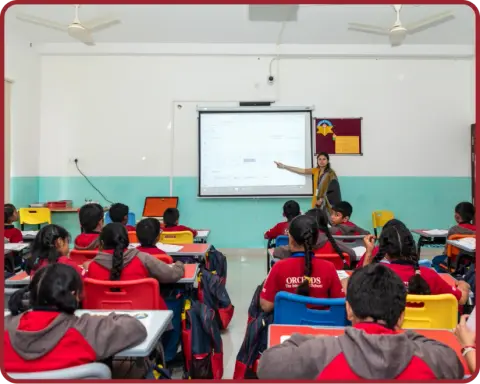 Learn in a smart classroom