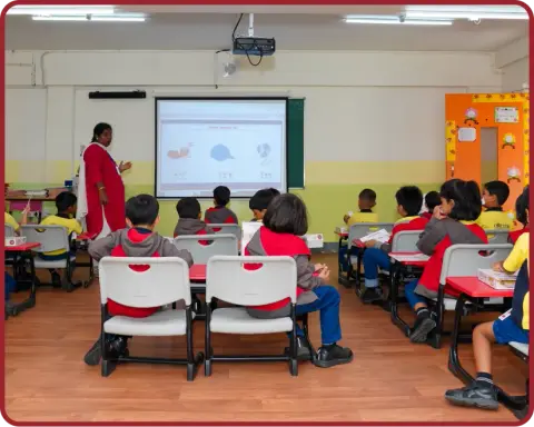 Learn in a smart classroom