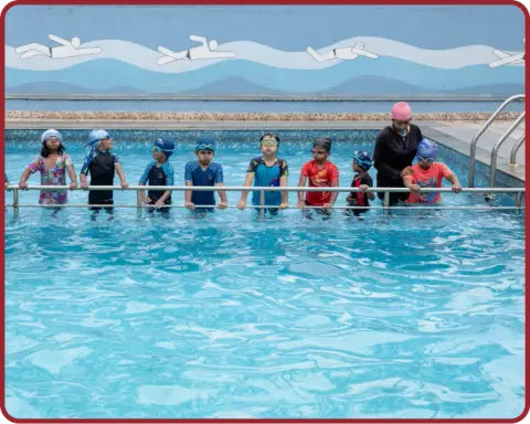 Learning to swim is a life skill