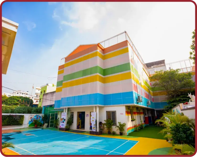 The Mysore Road lush, green campus.