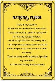 National Pledge Oath of Allegiance